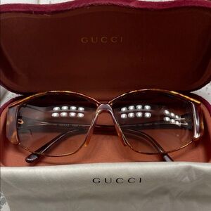 Vintage Gucci GG 2308/s Brown Women's Sunglasses
